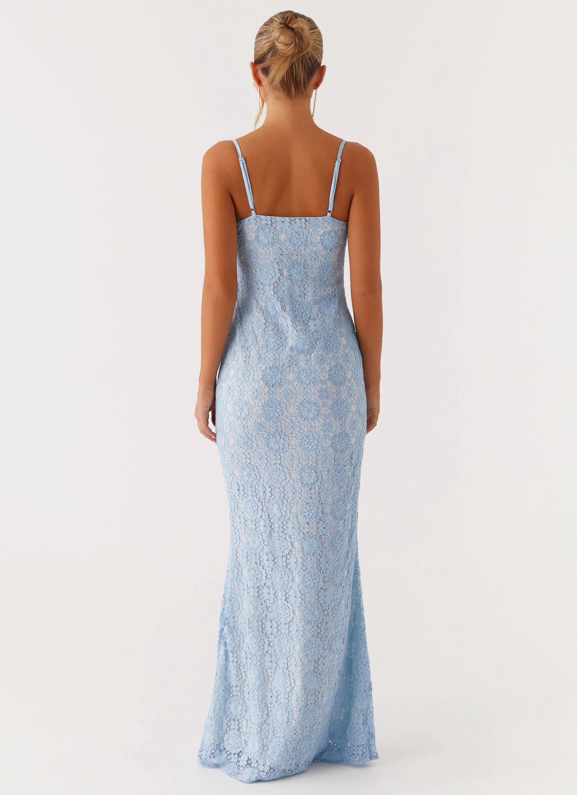 Sonia Maxi Dress - Blue Cool Structure