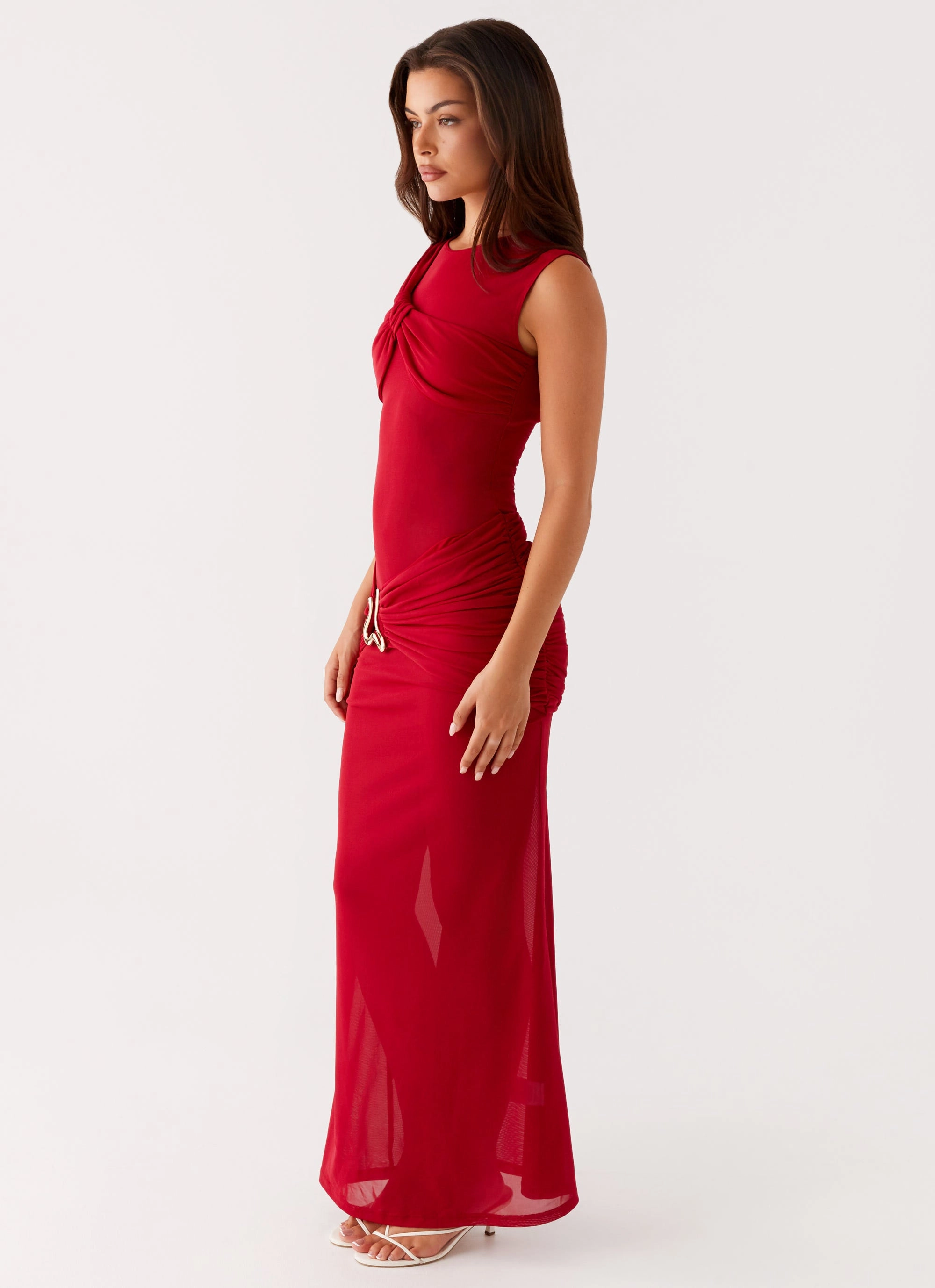 Worldwide Maxi Dress - Raspberry Chic And Comfortable Quick Layer