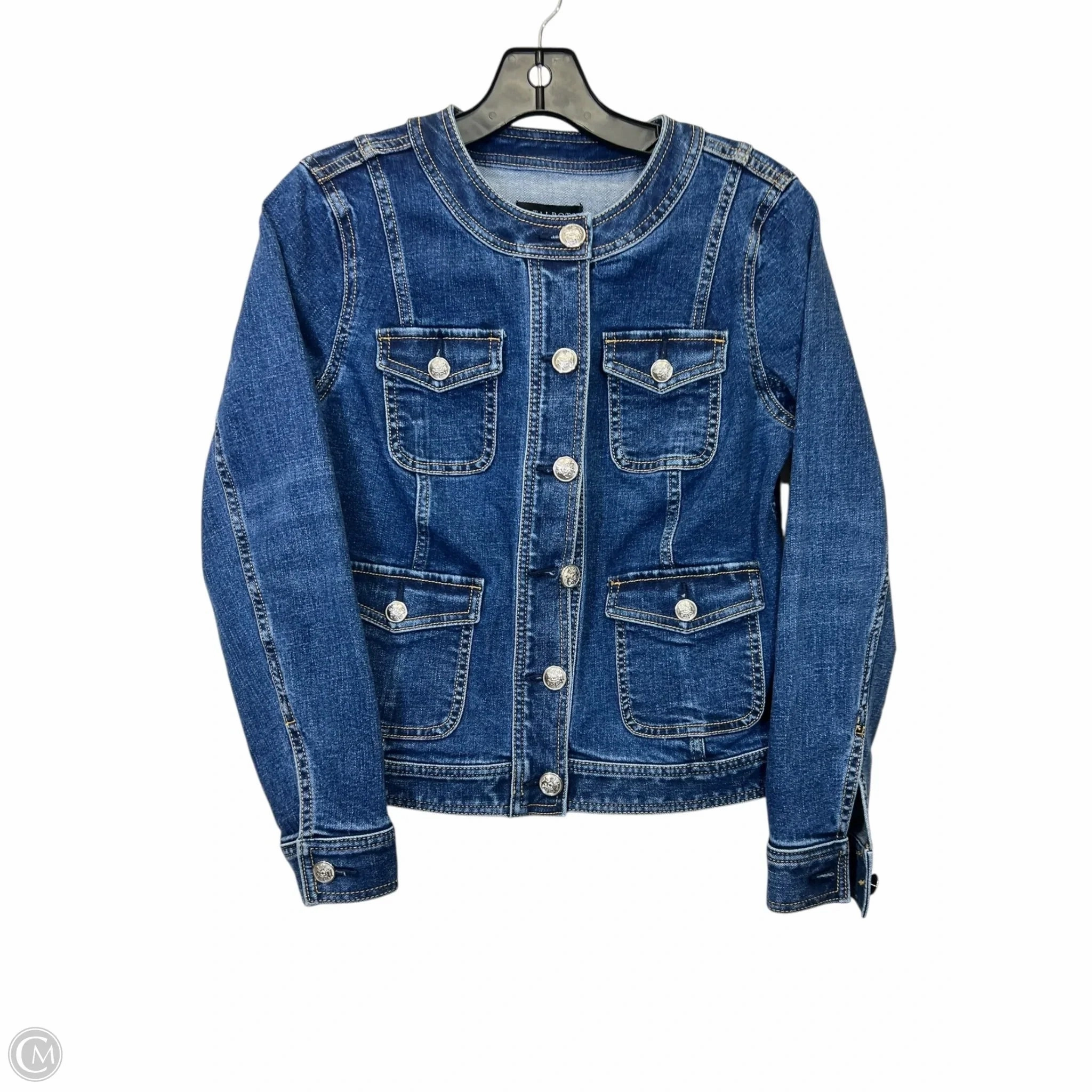 Cool Tone Jacket Denim By Talbots In Blue Denim, Size: Sp