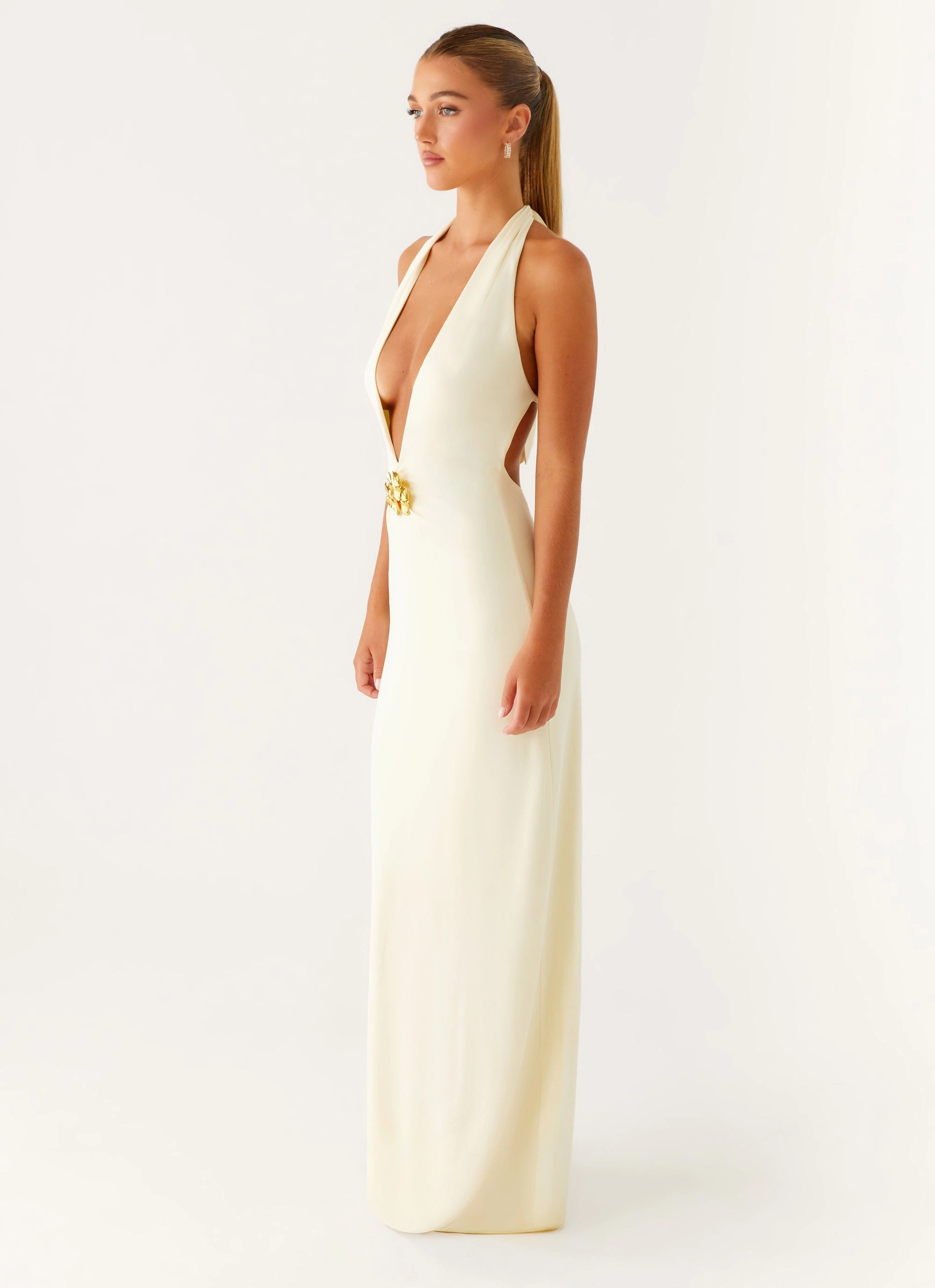 Spirit Maxi Dress - Yellow Playful Twist