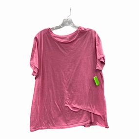 Breathable wear FadeResistant Top Ss By Torrid In Pink, Size:2X