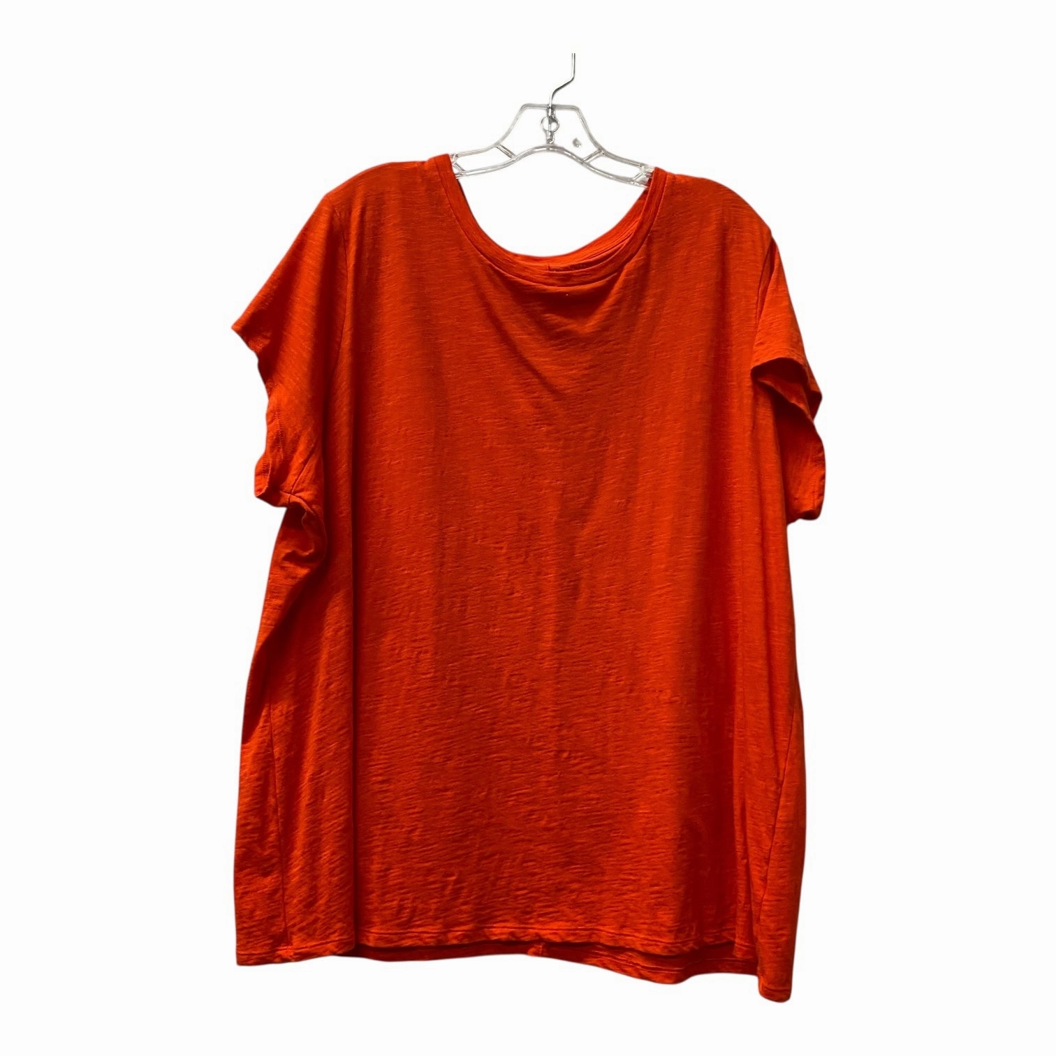 Top Ss By Lc Lauren Conrad In Orange, Size:2X Moisture Wicking Technology