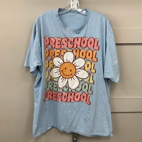 TOP SS by    CLOTHES MENTOR In BLUE, Size: 1X Cozy Vibes