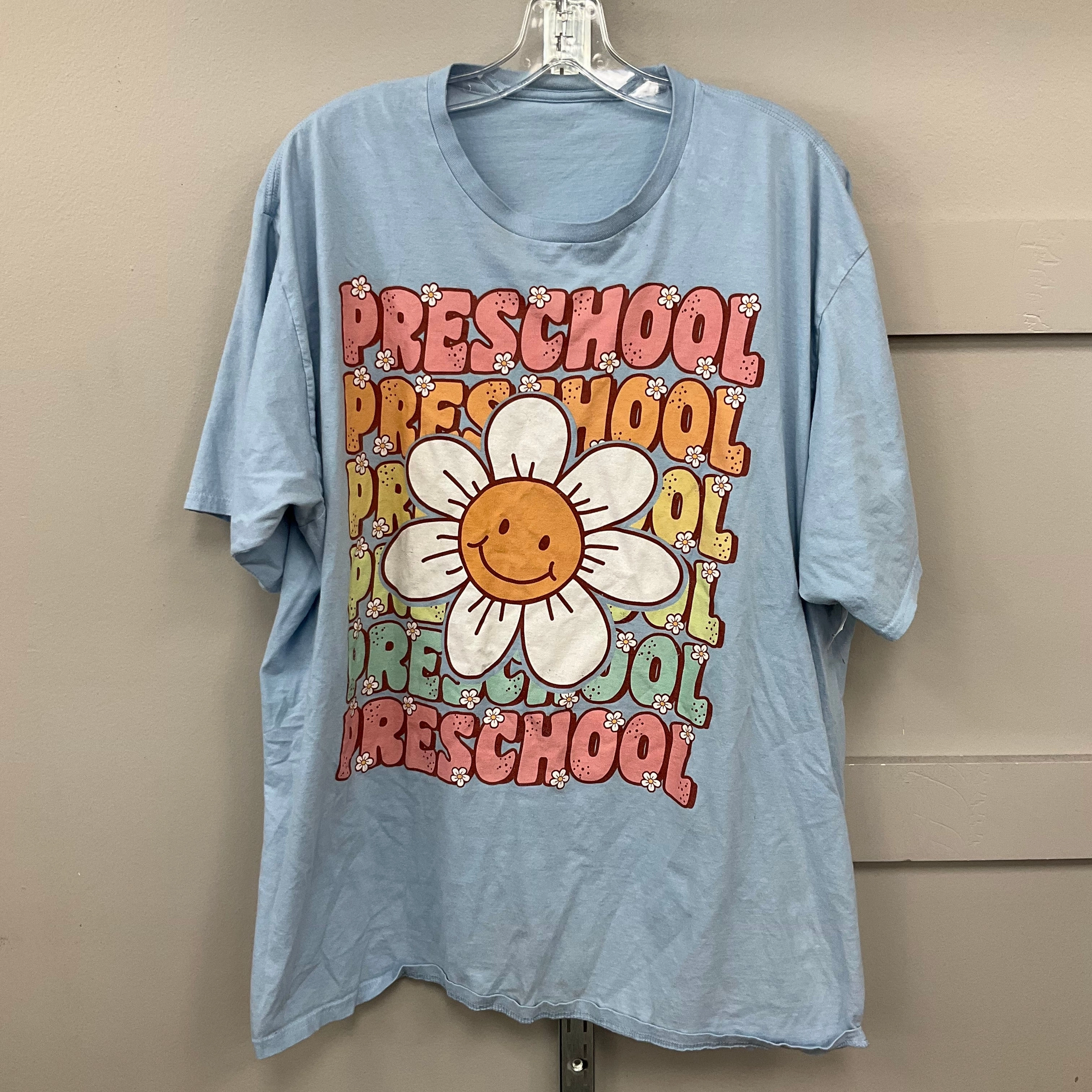 TOP SS by    CLOTHES MENTOR In BLUE, Size: 1X Cozy Vibes