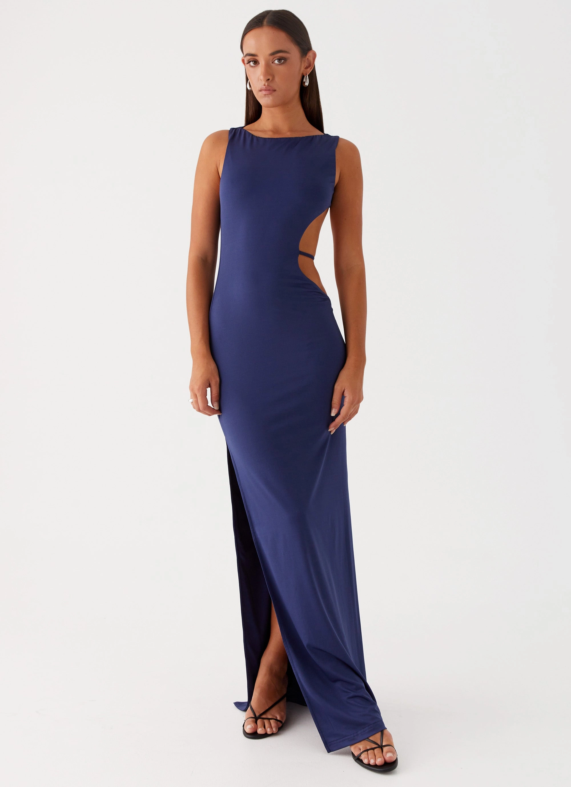 Sutton Maxi Dress - Navy Tailored Piece