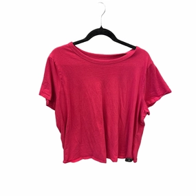 Top Short Sleeve Basic By Old Navy In Pink, Size: 2x Unisex style