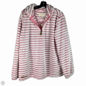Jacket Faux Fur & Sherpa By Simply Southern In Pink, Size: L City Ready DoubleLayeredHem