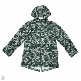 Jacket Windbreaker By Susan Graver In Camouflage Print, Size: Xs InterchangeableLining