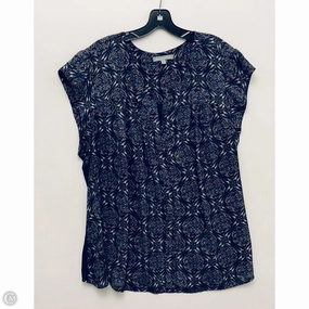 Comfy Design Breathable Essentials Top Short Sleeve By Daniel Rainn In Blue, Size: 4x