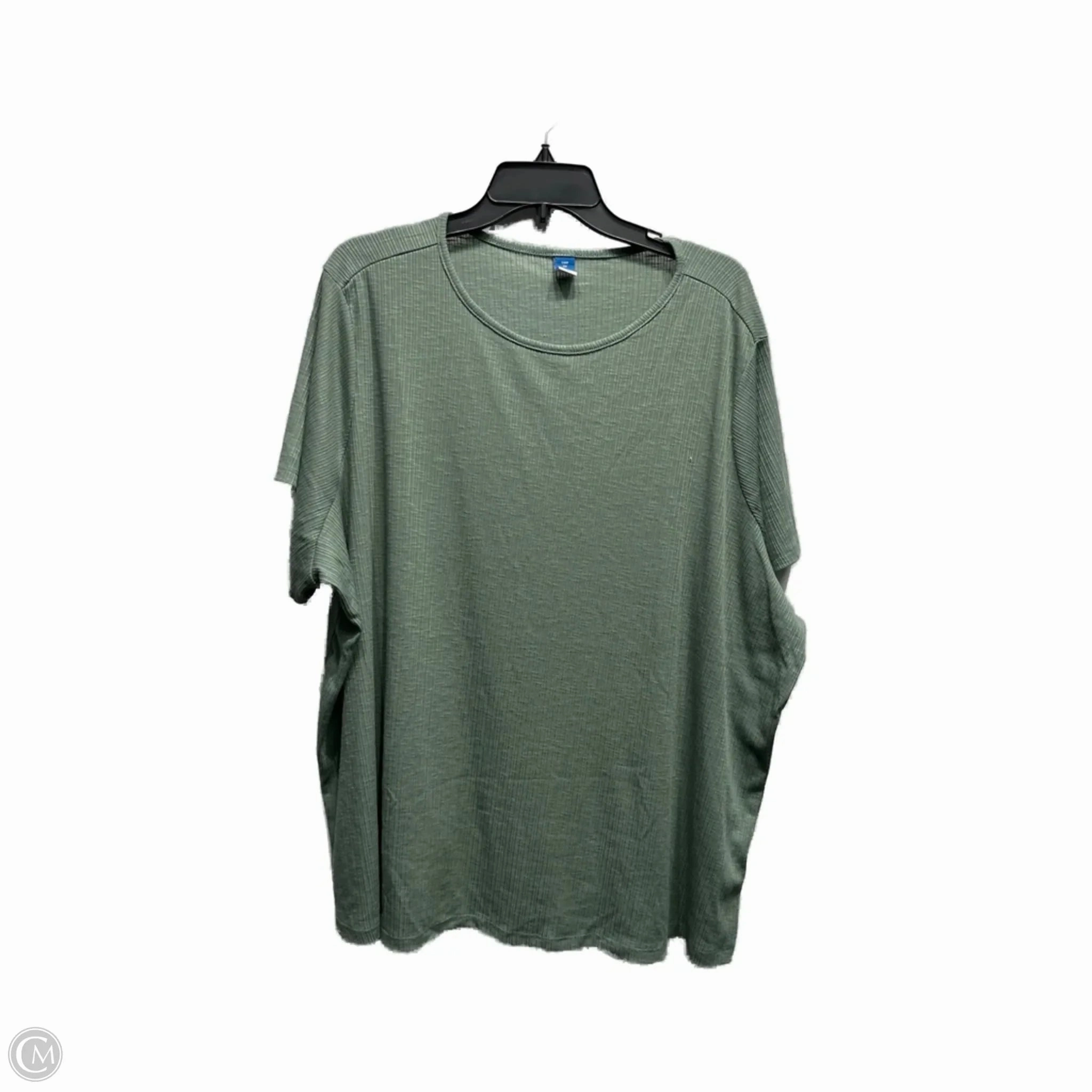 Daily Style Top Short Sleeve By Old Navy In Green, Size: 3x