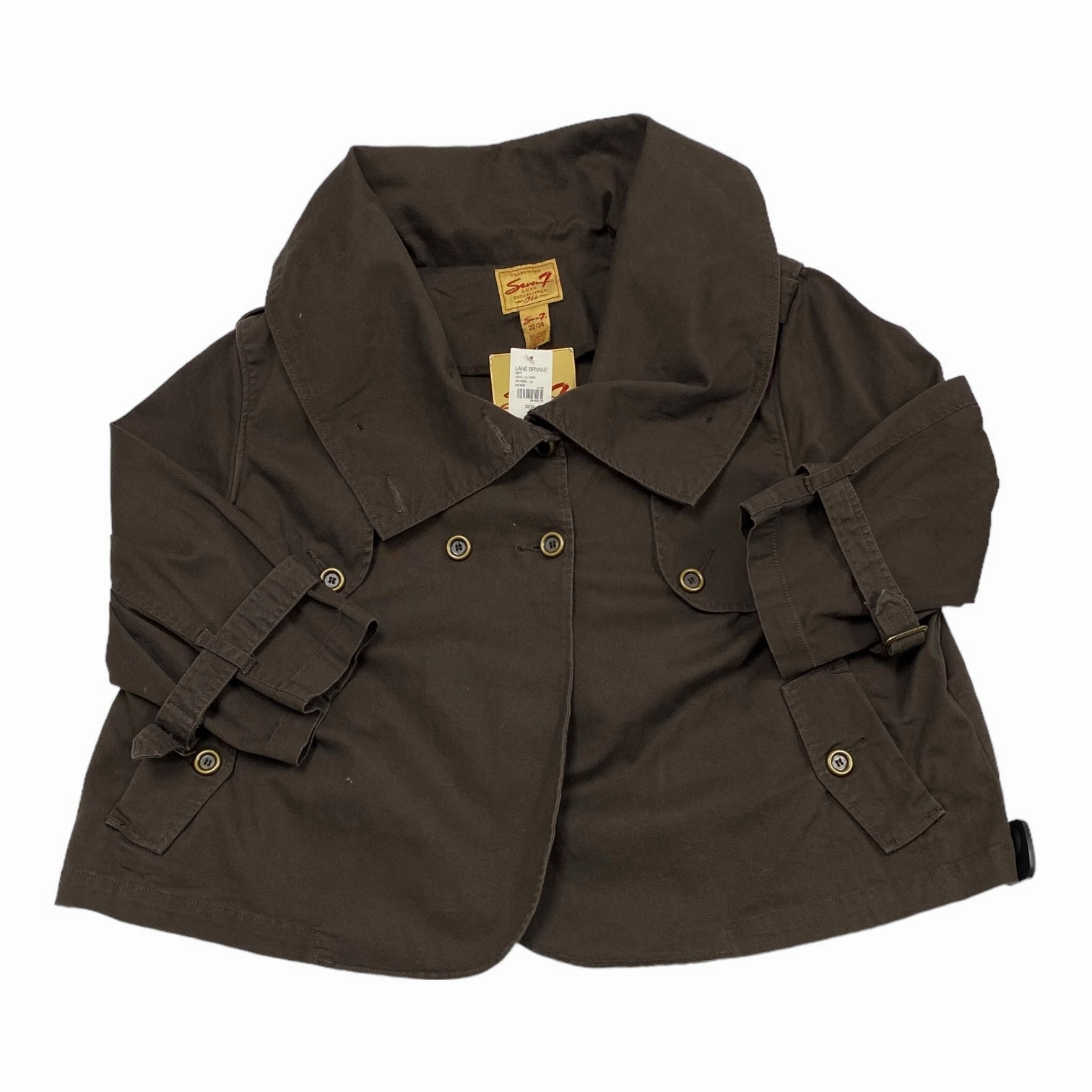 Brown Jacket Other Seven 7, Size 22 PerimeterStructuralBoning Logo Free Style