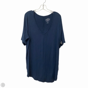Top Short Sleeve Basic By Torrid In Blue, Size: 3x Soft and Flexible