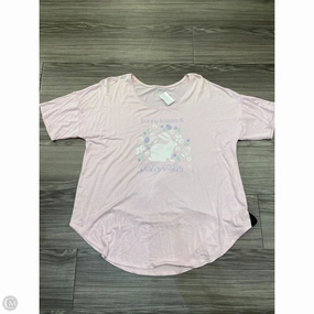 Top Short Sleeve By Clothes Mentor In Pink, Size: 1x Urban Trend Look