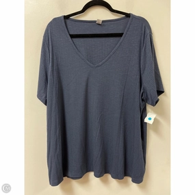 Top Short Sleeve By Old Navy In Blue, Size: 1x Soft touch finish Plus Size