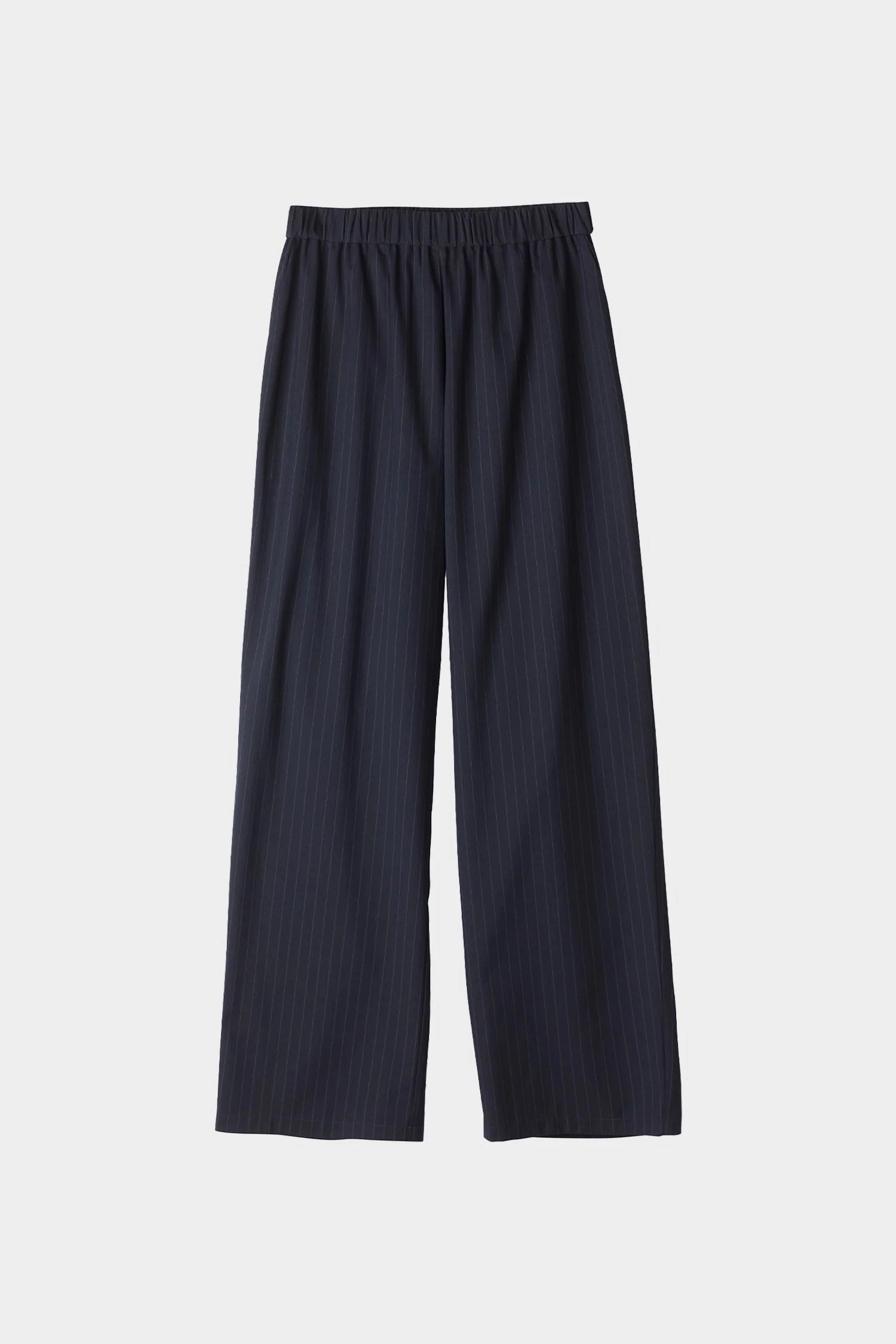 Style In Belicia Trousers in Navy Pinstripe Fashion Staple