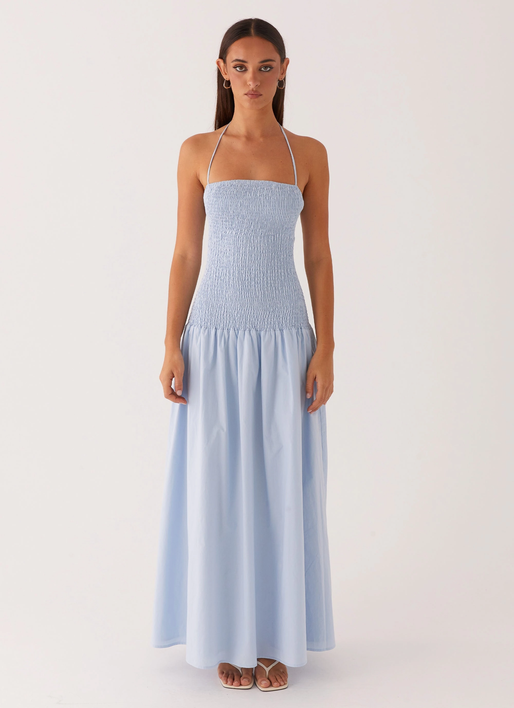 relaxed elegance Zahra Maxi Dress - Blue
