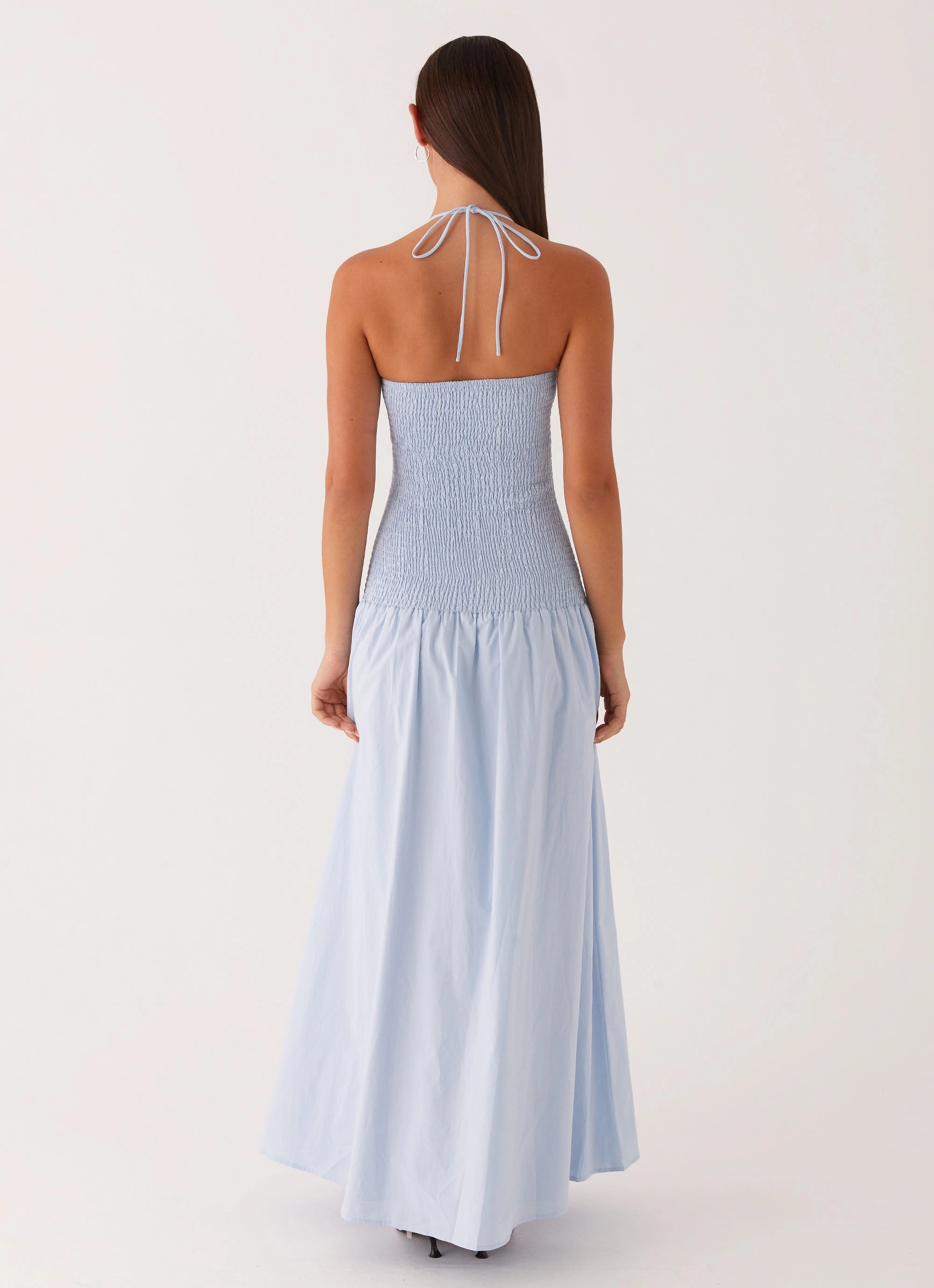 Zahra Maxi Dress - Blue Breath Soft