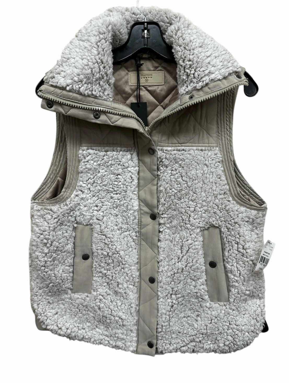 Clean Lines Vest Puffer & Quilted By Blanknyc In Tan, Size: Xs