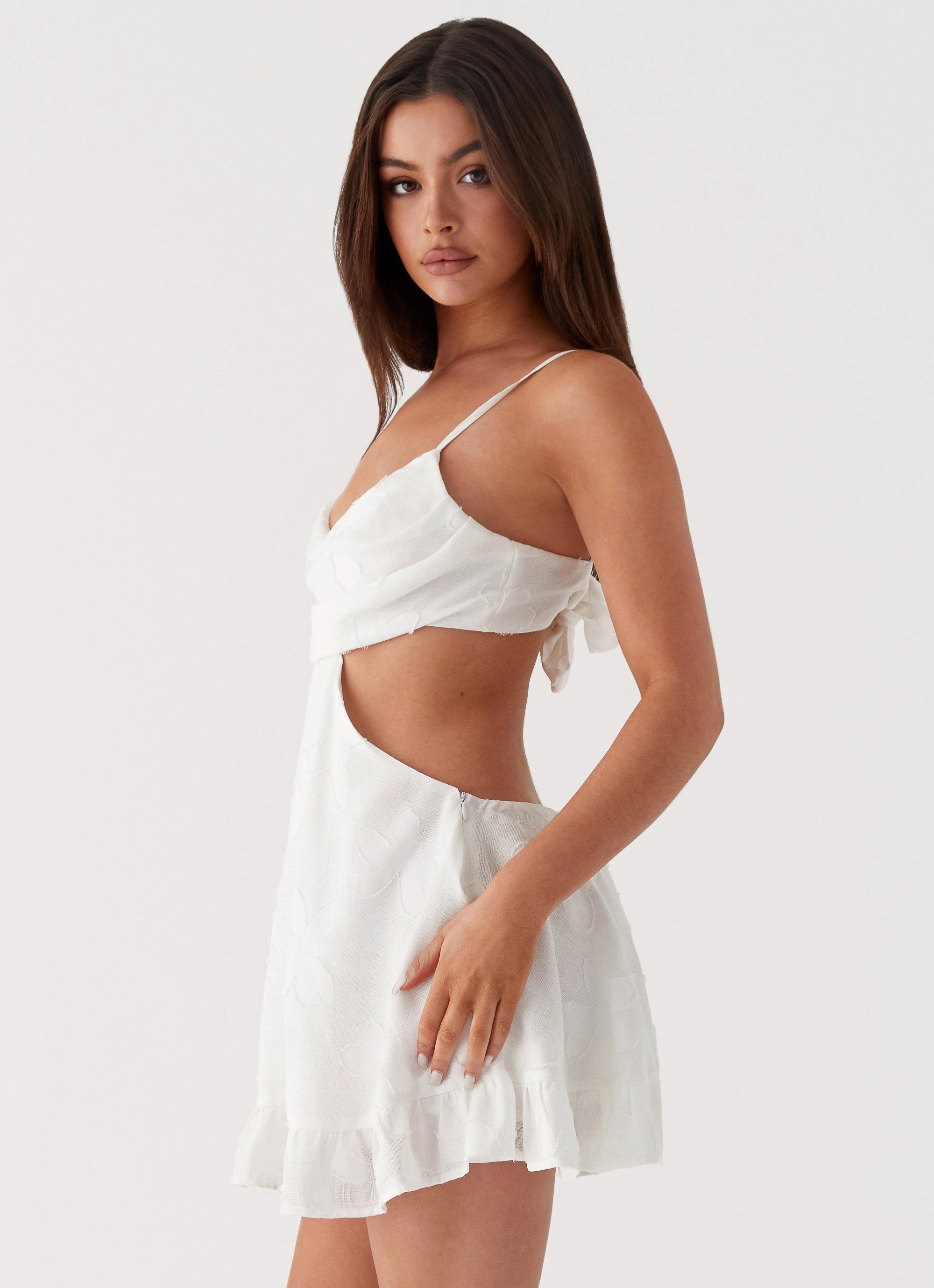 Dorothea Mini Dress - White Perfect Layer