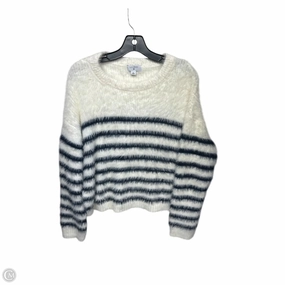 Eco Friendly Knitwear Everyday Ease Sweater By Target-designer In Blue & White, Size: M