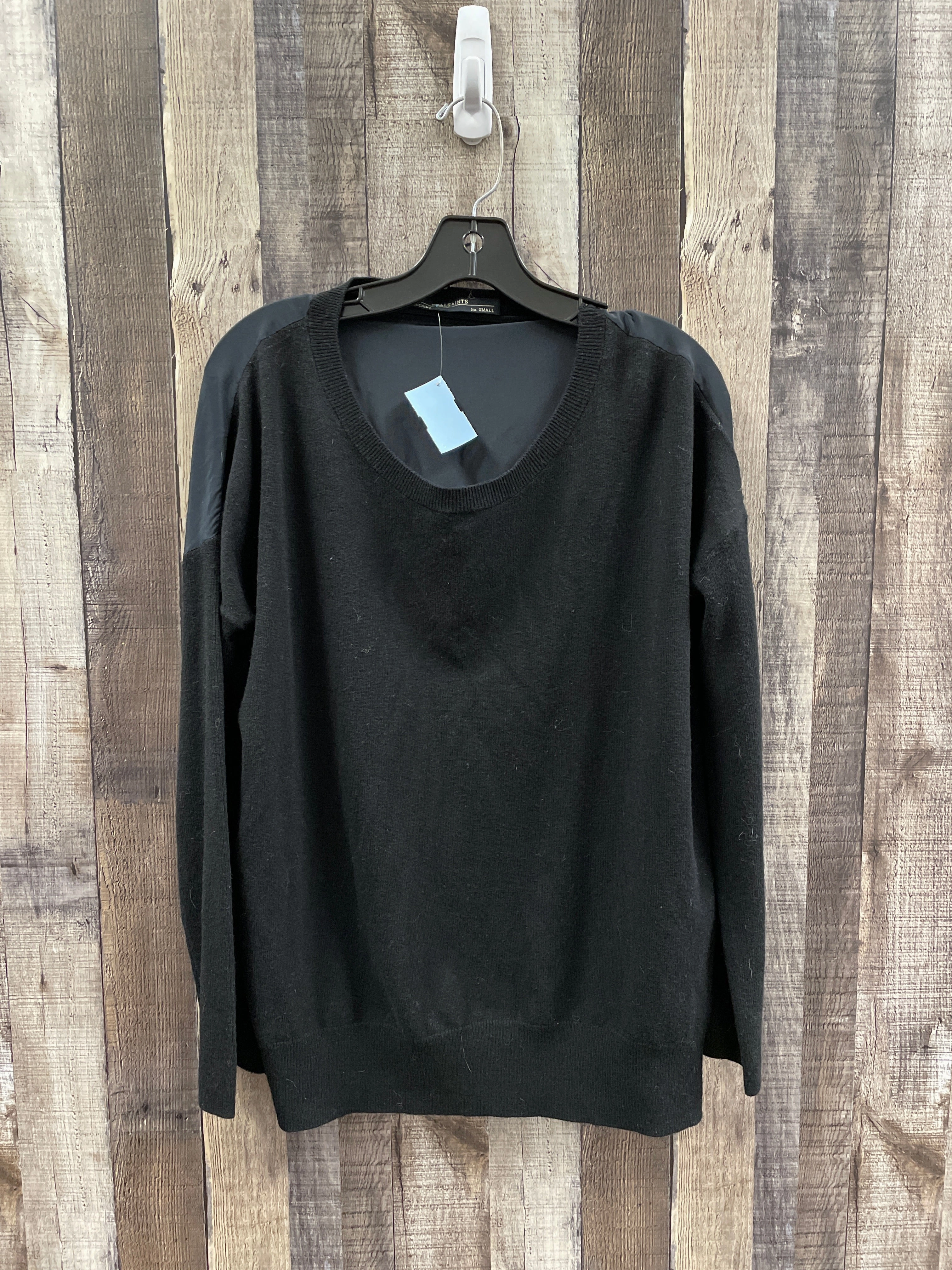 Sweater Designer By All Saints In Black, Size: S Breathable Layer Fit