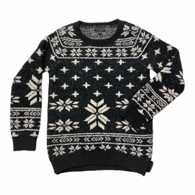 Outdoor Vibe Comfort Fit Design Sweater Designer By Barefoot Dreams In Black & White, Size:Xs