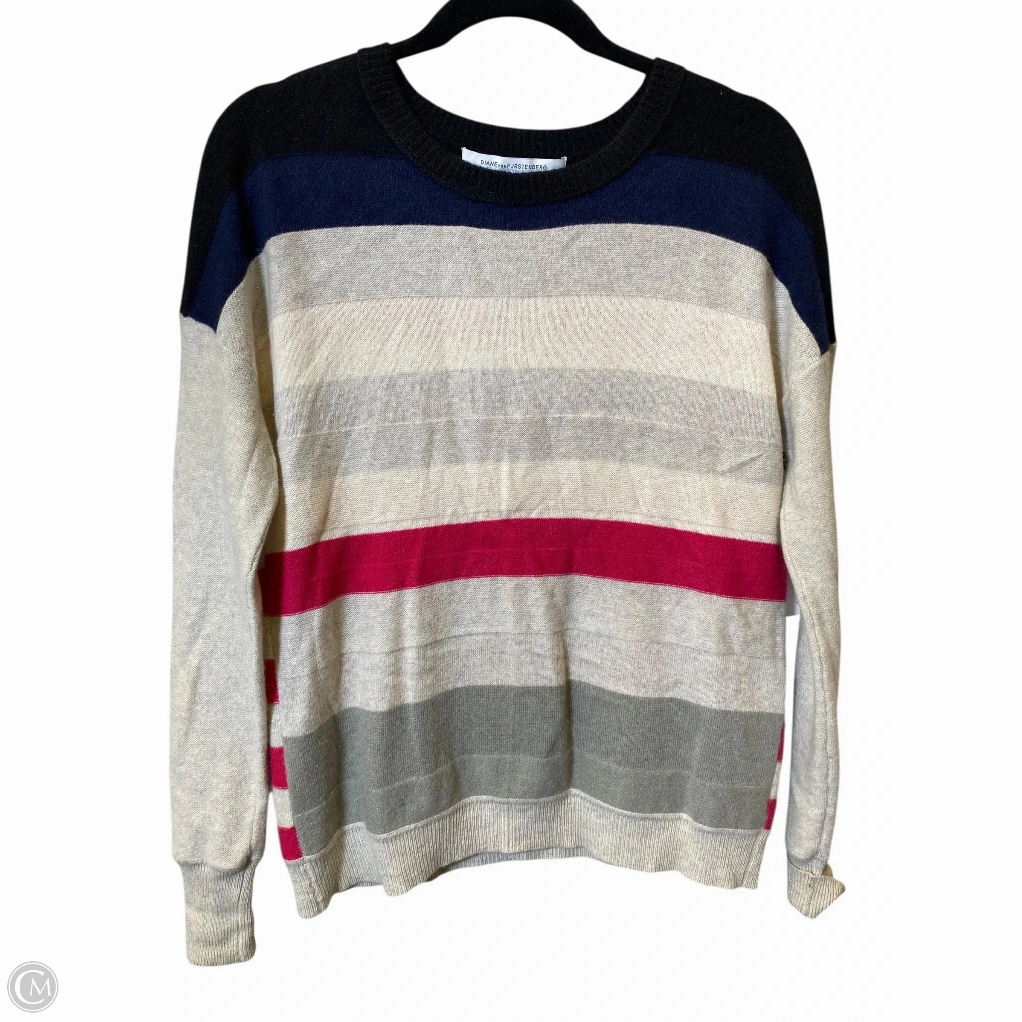 Sweater Designer By Diane Von Furstenberg In Multi-colored, Size: S Cozy Fit