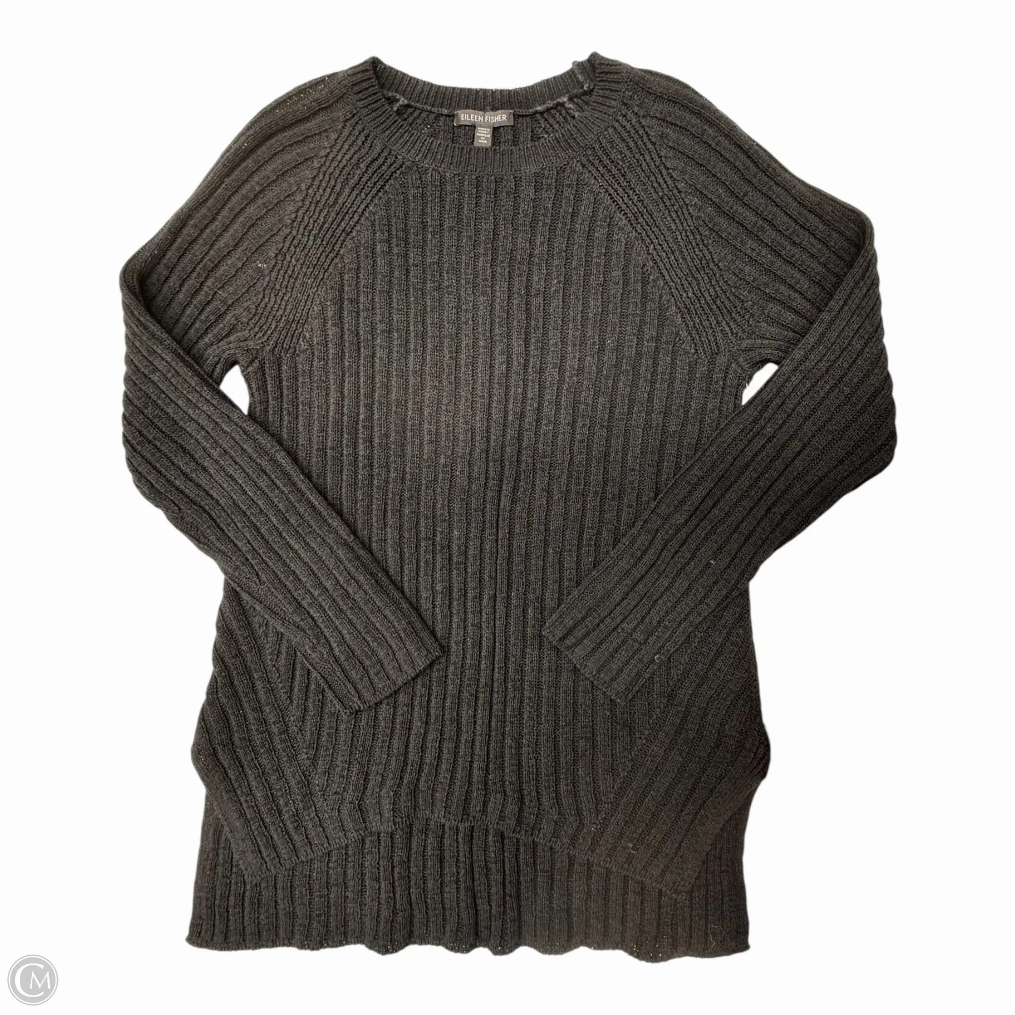 Sweater Designer By Eileen Fisher In Black, Size: Xs All Season Knitwear Cozy Warm Layer