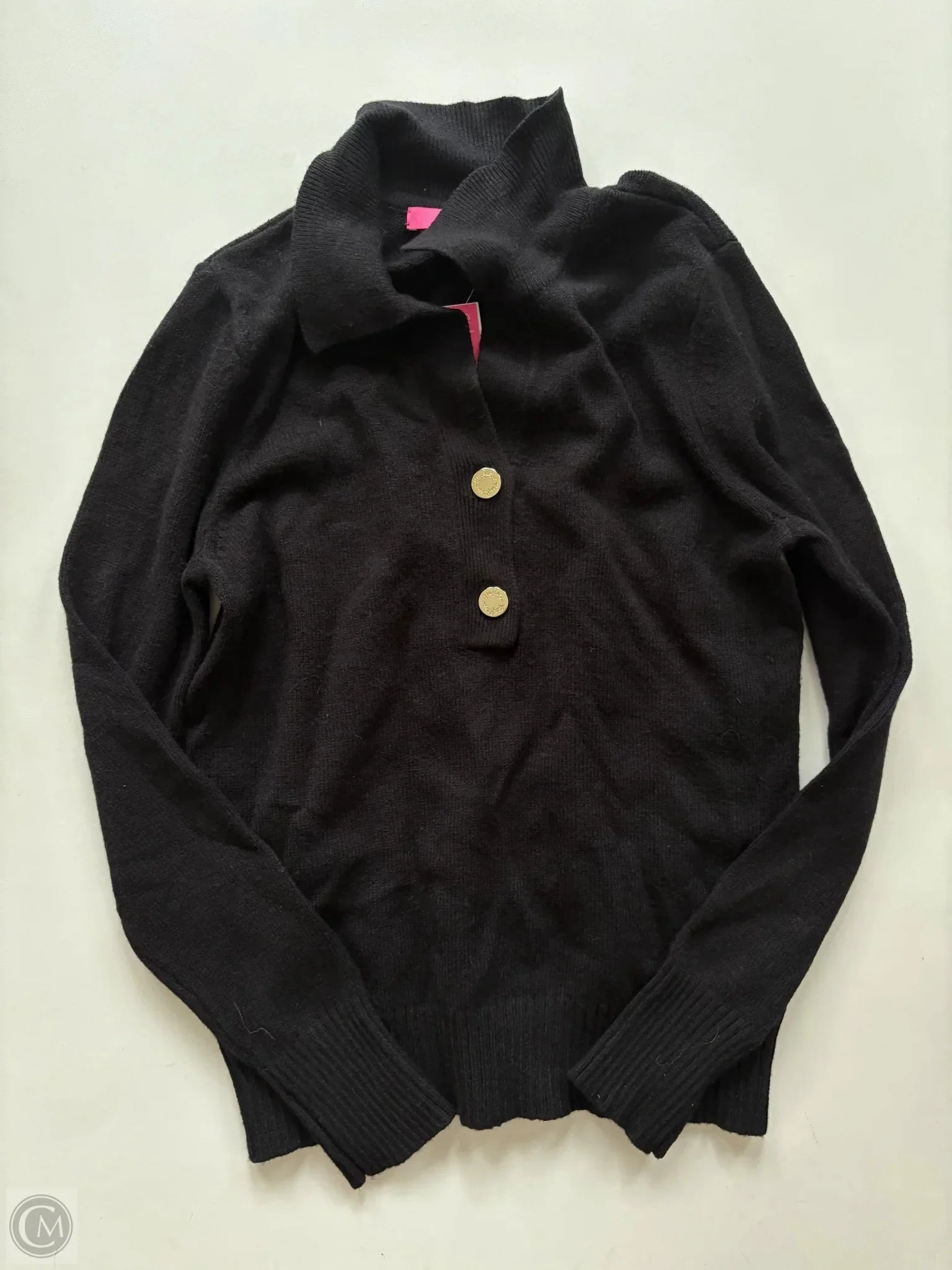 Soft and Cozy Sweater Designer By Lilly Pulitzer In Black, Size: S