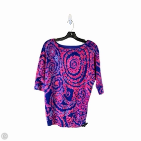 Sweater Designer By Lilly Pulitzer In Blue & Pink, Size: L Layer Design