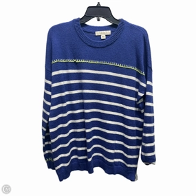 Cozy Design Fit Textured Knit Sweater Designer By Lilly Pulitzer In Blue, Size: M