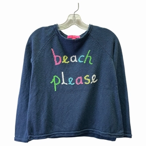 Light Wear Cozy Design Sweater Designer By Lilly Pulitzer In Blue, Size:Xxs
