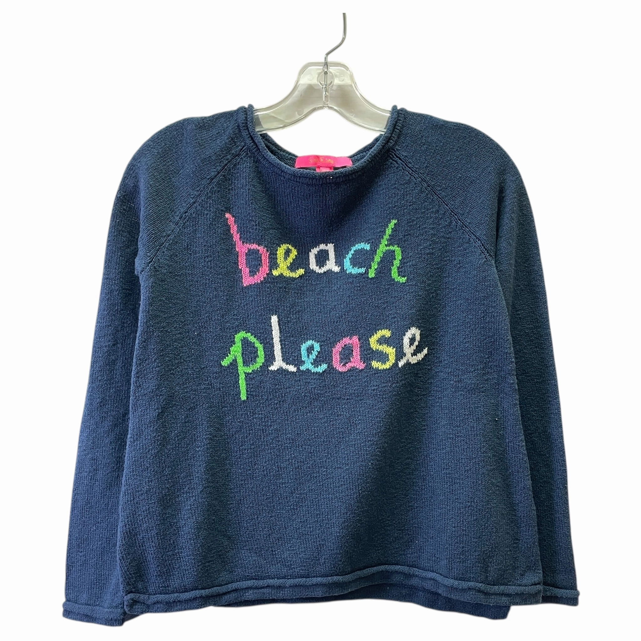 Light Wear Cozy Design Sweater Designer By Lilly Pulitzer In Blue, Size:Xxs