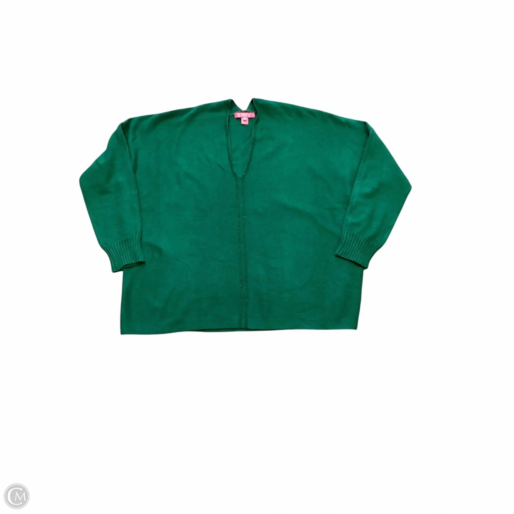 Knit Design Snuggly Design Sweater Designer By Lilly Pulitzer In Green, Size: L