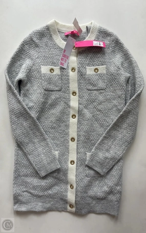 Anti Snag Fabric Quick Comfort Wear Sweater Designer By Lilly Pulitzer In Grey, Size: Xs
