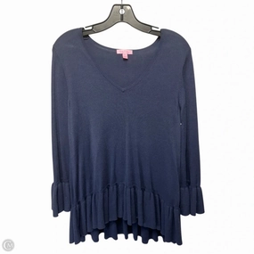 Sporty Design Sweater Designer By Lilly Pulitzer In Navy, Size: S