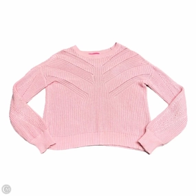 Casual Comfort Quick Dry Performance Sweater Designer By Lilly Pulitzer In Pink, Size: S