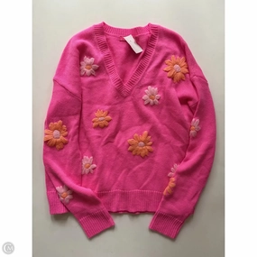 Sweater Designer By Lilly Pulitzer In Pink, Size: Xs Comfort Fit Design Snuggly Feel