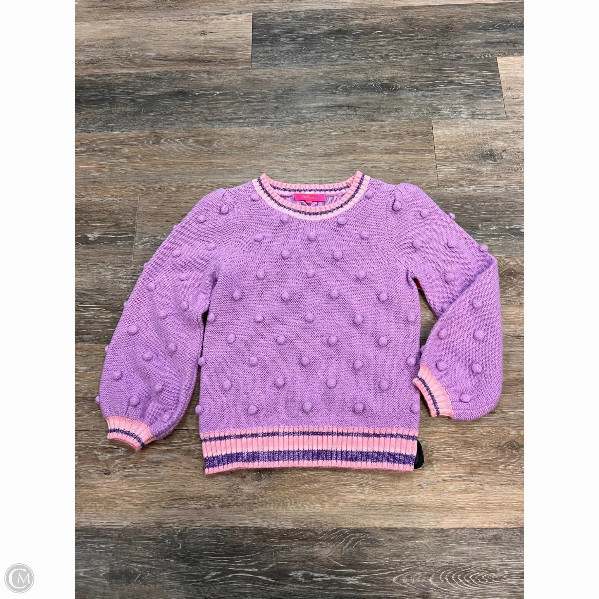 Sweater Designer By Lilly Pulitzer In Purple, Size: Xs Soft Warm Layers Thermal Locking Yarn