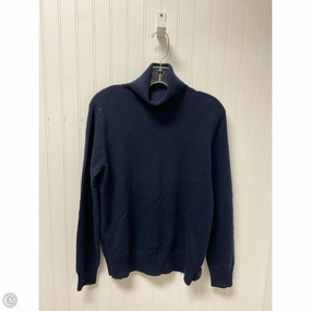 Sweater Designer By Neiman Marcus In Navy, Size: L All Purpose Wear Cozy and Versatile
