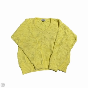 Light Weight Sweater Designer By Neiman Marcus In Yellow, Size: M