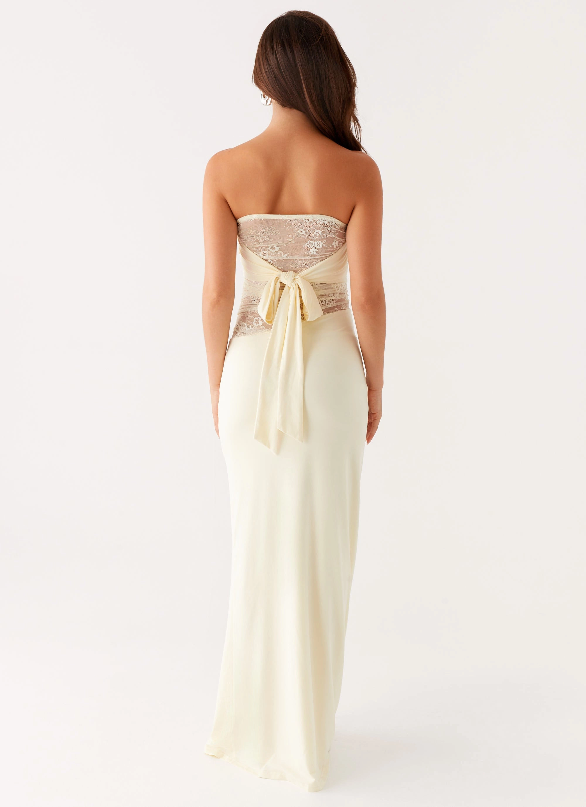Sweet Energy Strapless Maxi Dress - Yellow Versatile dress for layering