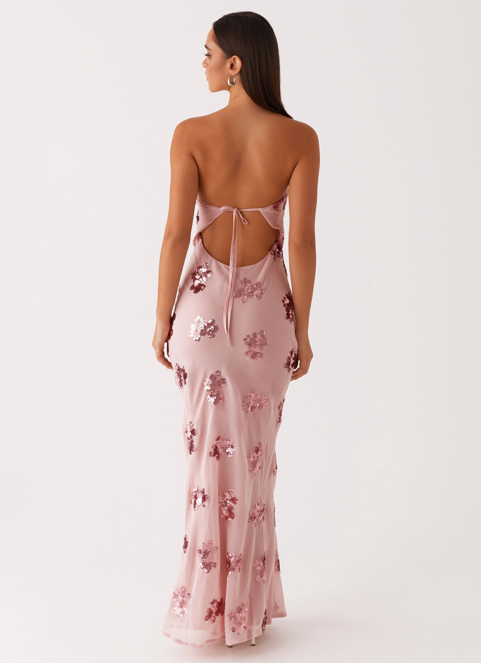 Sweet Escape Sequin Maxi Dress - Baby Pink MoistureWickingTechnology