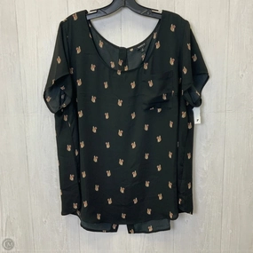 Top Short Sleeve By Torrid In Black, Size: 2x Smooth Jersey Texture