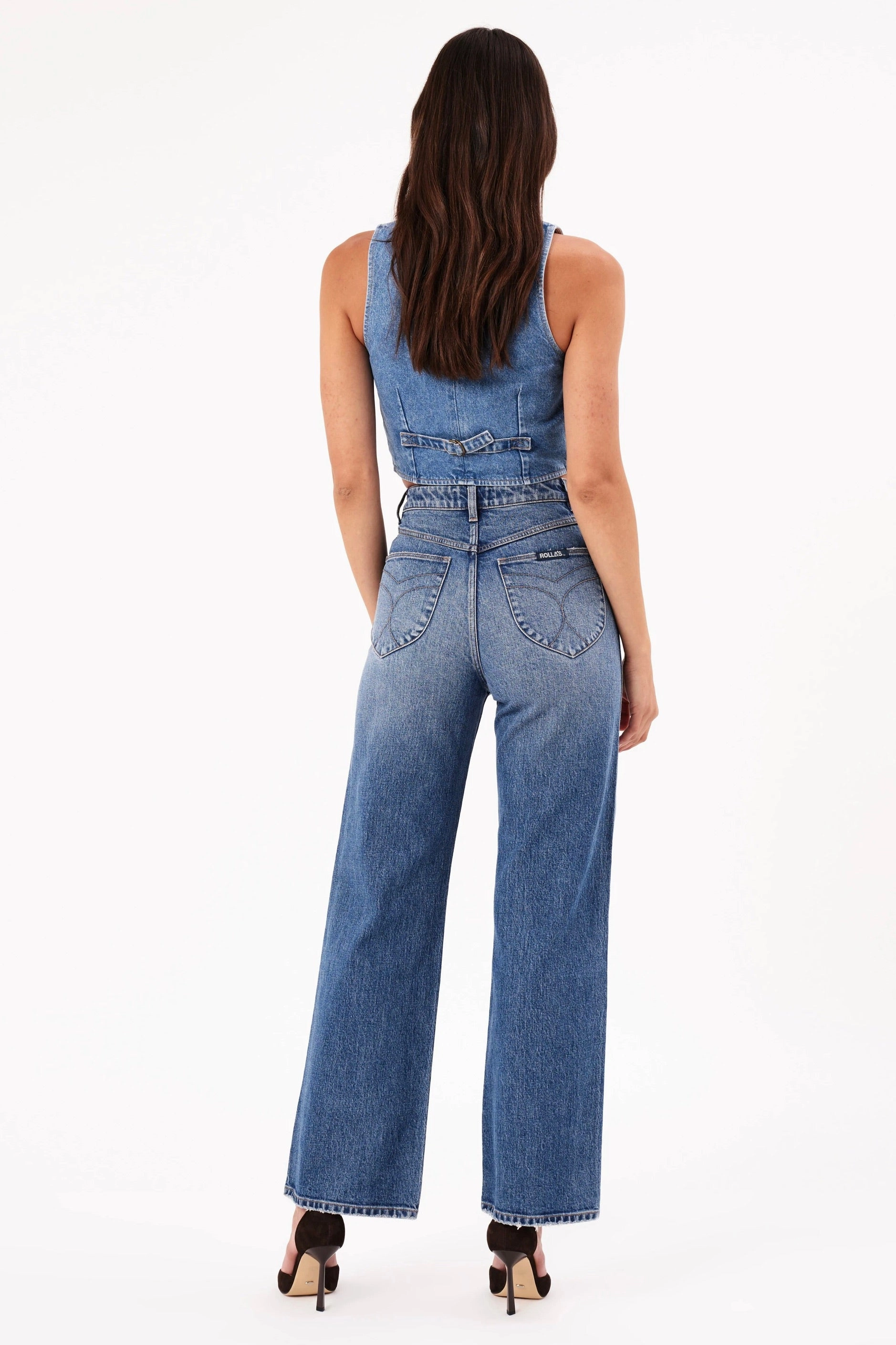 Foundation Wear Style Friendly Heidi Seattle Blue High Rise Denim Jean