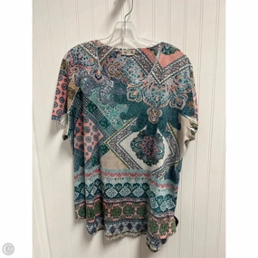 Top Short Sleeve By One World In Multi-colored, Size: 2x Comfort Fit Design
