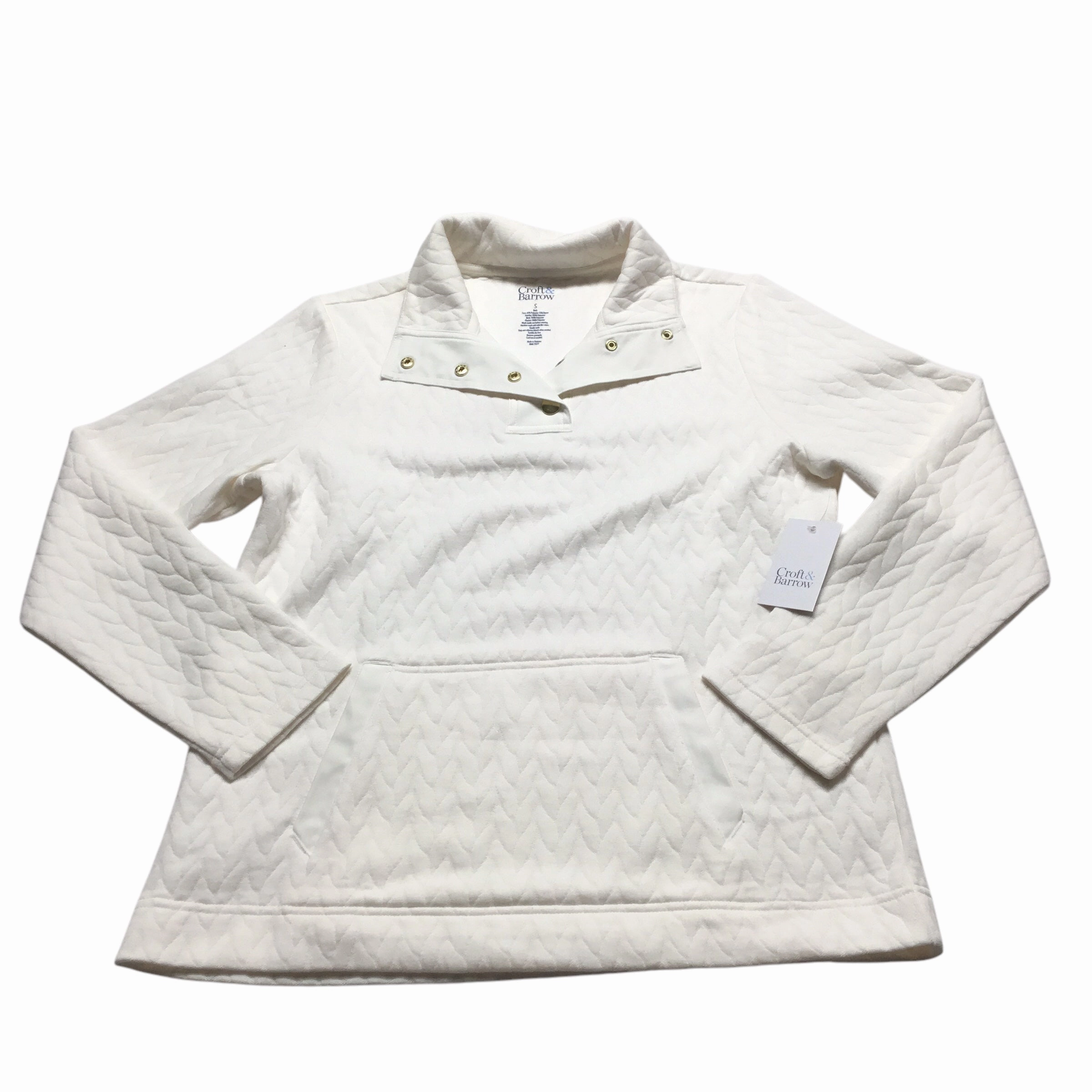 Jacket Puffer & Quilted By Croft And Barrow In White, Size: S Tech Use