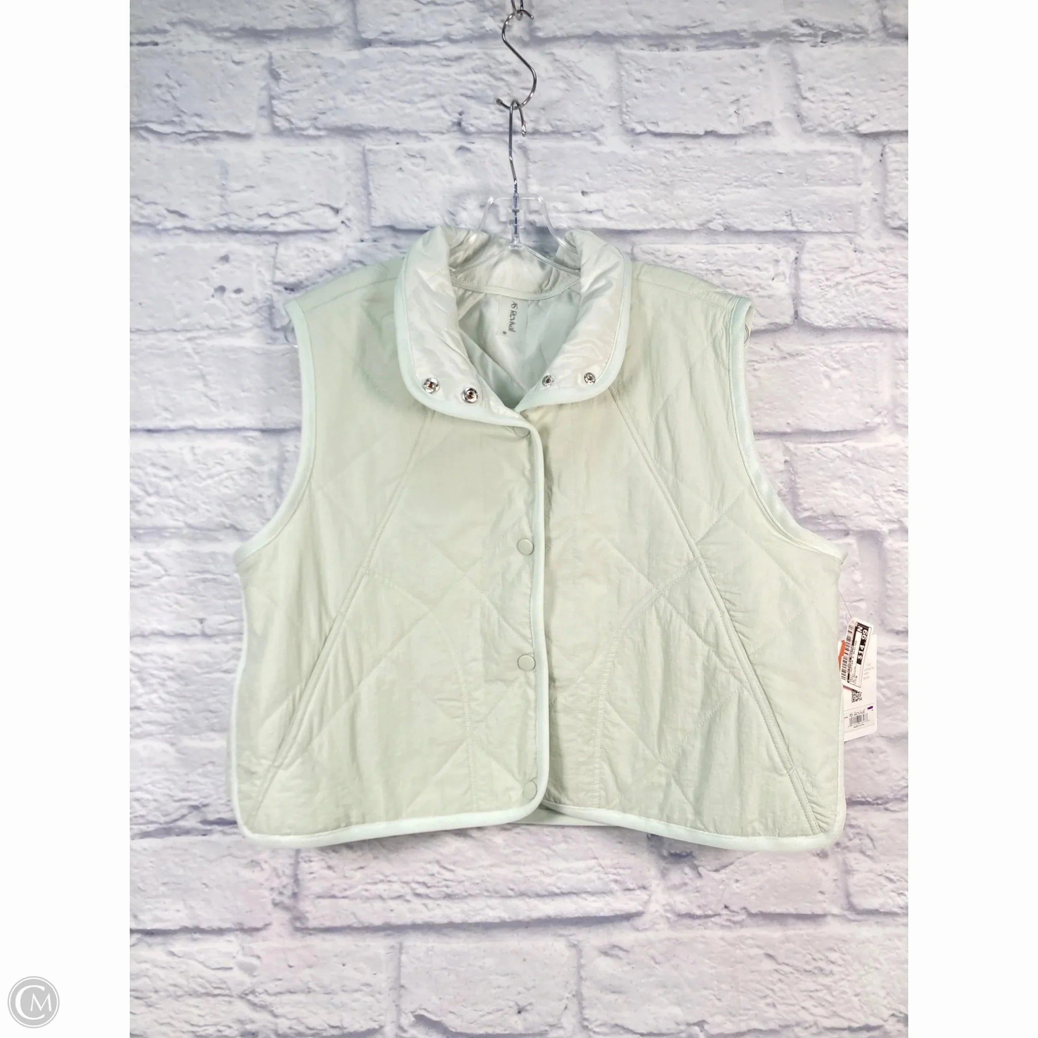 Light Travel Piece On The Go Layer Vest Puffer & Quilted By Clothes Mentor In Green, Size: M