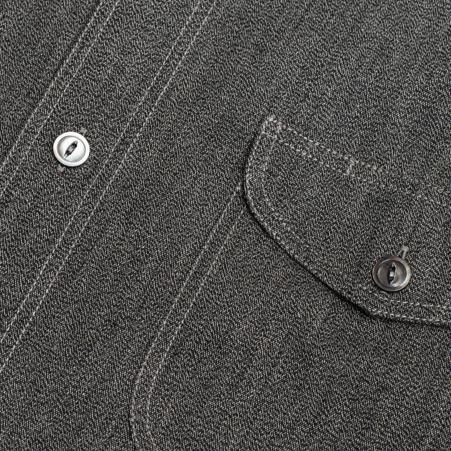 Teardrop Work Shirt Salt & Pepper Wedding guest