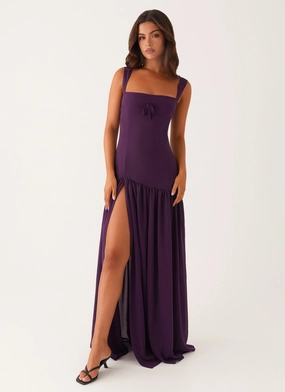 Easy Fit Alberta Maxi Dress - Mulberry